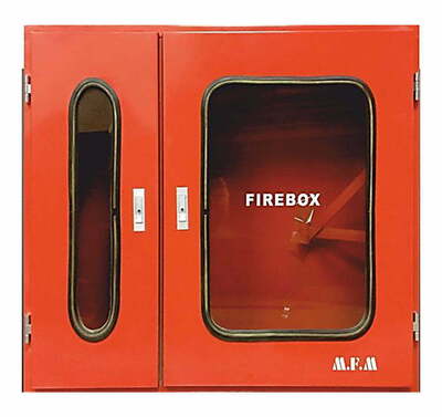 جعبه آتش نشانی دوقلو فلزی مزینانی مدل F203
