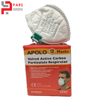ماسک تنفسی تاشو Apollo FFP3  اکتیو جعبه 12 عددی